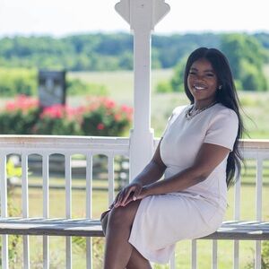 Calvin Klein Peach Midi Dress